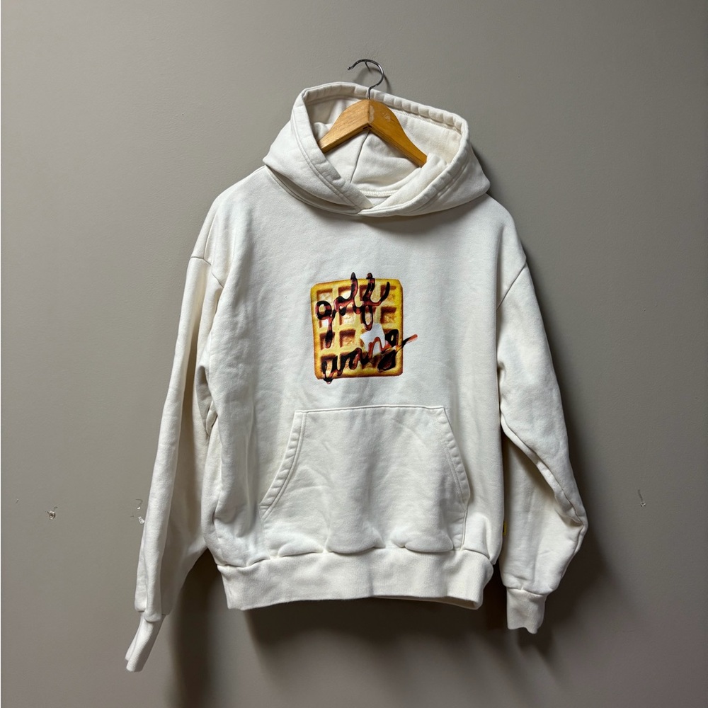 Golf Wang Men’s Waffle Cream Hoodie Tyler the Creator
